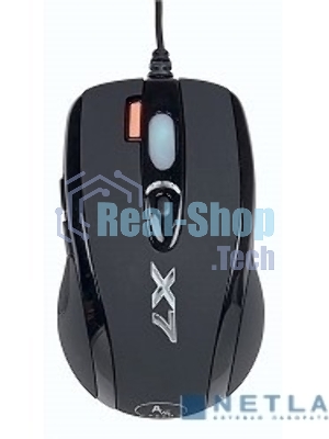 Мышь проводная A4Tech X-718BK черный, 3000 dpi, USB, кнопки - 7