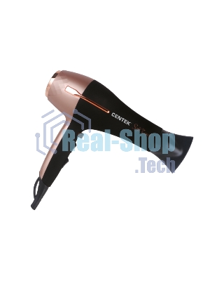 Фен Centek CT-2242 черный/розовое золото, 2000 Вт