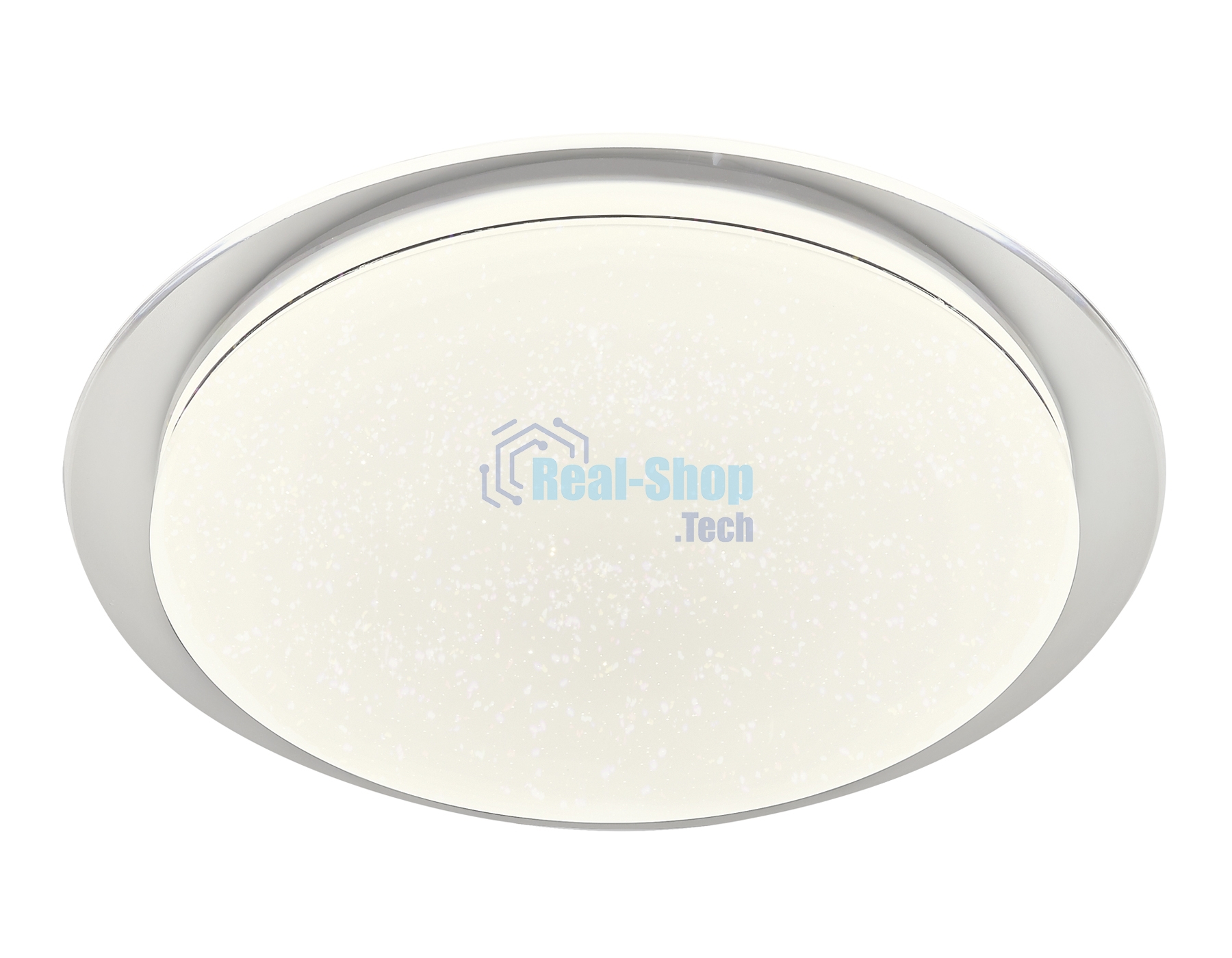 Потолочный светодиодный светильник Ambrella light FZ1047 WH белый 30W 4200K D450*55 (Без ПДУ)