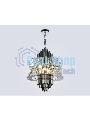 Люстра Ambrella light LH41020/12 BK/CL черный/прозрачный E14*12 max 40W D560*660