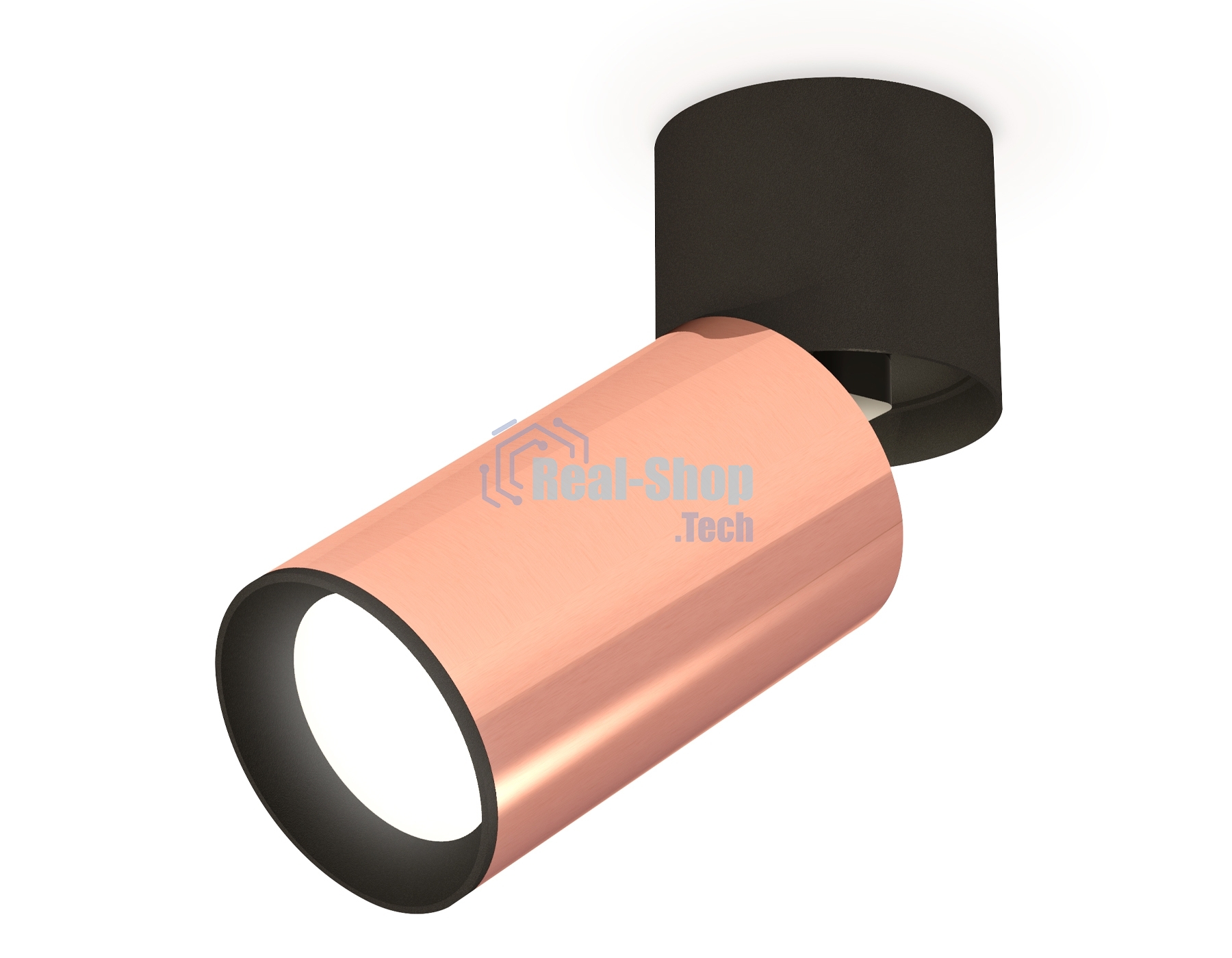 Светильник Ambrella Light XM6326040 PPG/BK/SBK золото розовое полированное/черный/черный песок (A2221, C6326, N6102)