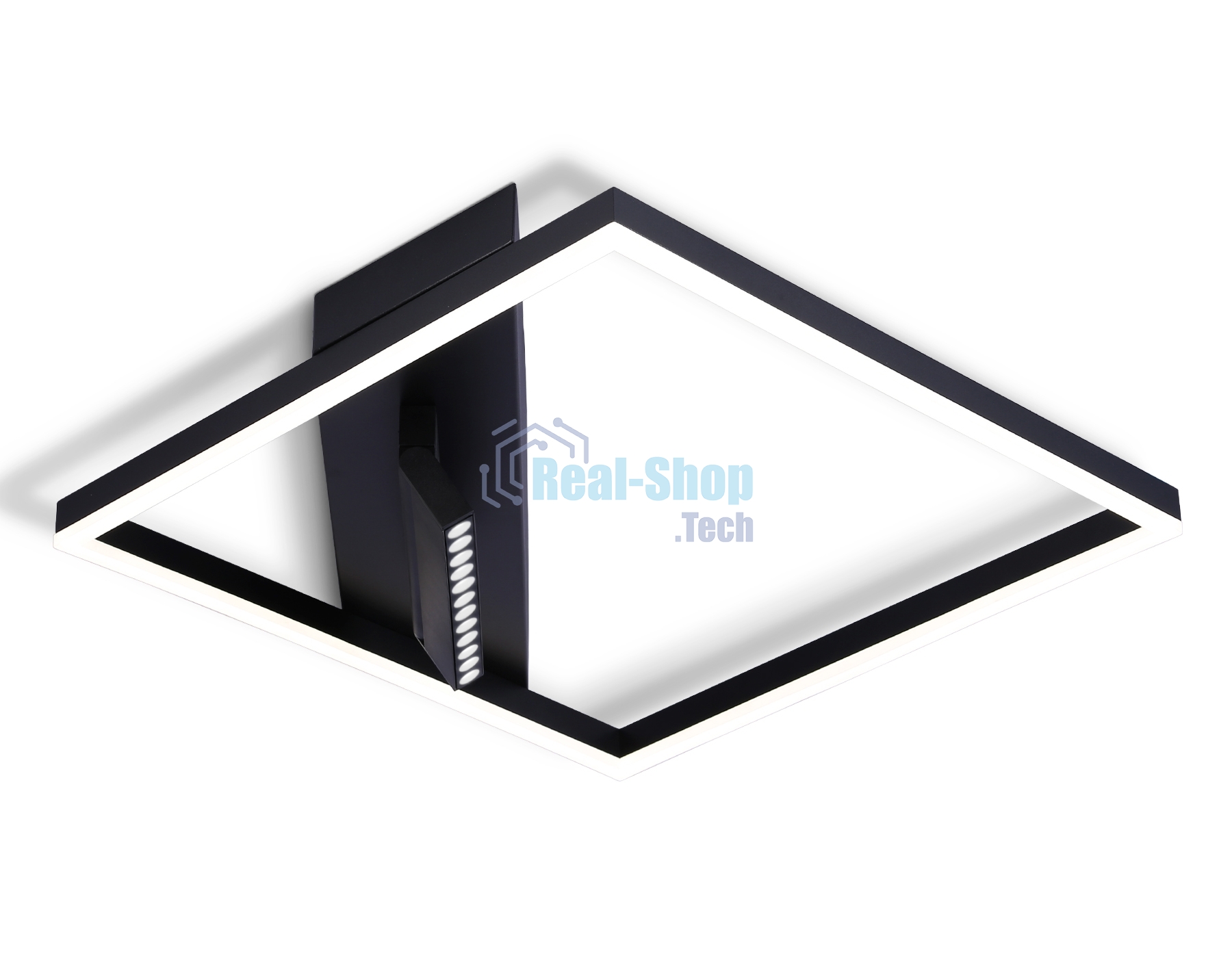 Светильник Ambrella light FL51464/1+1 BK черный 70W 3000K-6400K+4200K 500*500*110 (ПДУ РАДИО 2.4G)