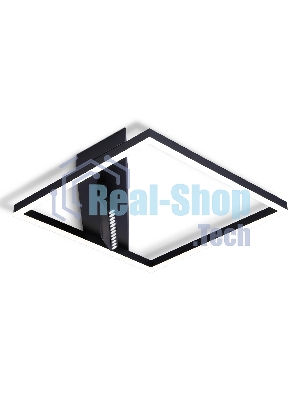 Светильник Ambrella light FL51464/1+1 BK черный 70W 3000K-6400K+4200K 500*500*110 (ПДУ РАДИО 2.4G)