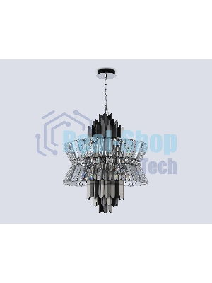 Люстра Ambrella light LH41020/12 BK/CL черный/прозрачный E14*12 max 40W D560*660