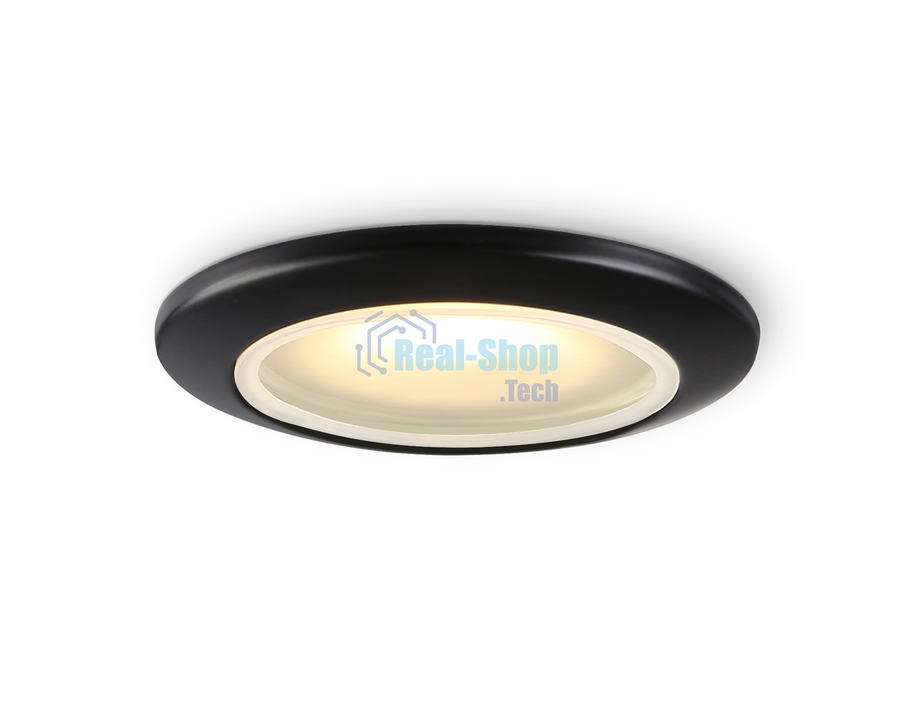 Светильник Ambrella light TN111 BK черный IP44 GU5.3 D93*33