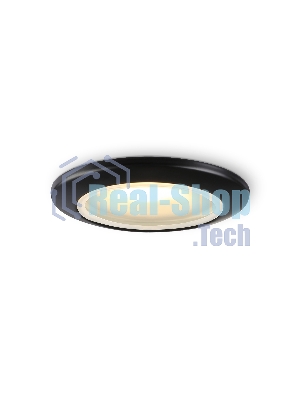 Светильник Ambrella light TN111 BK черный IP44 GU5.3 D93*33