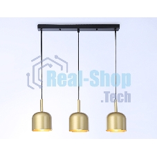Светильник Ambrella light TR97118/3 GD/BK золото/черный E27*3 max 40W D130*113*1200