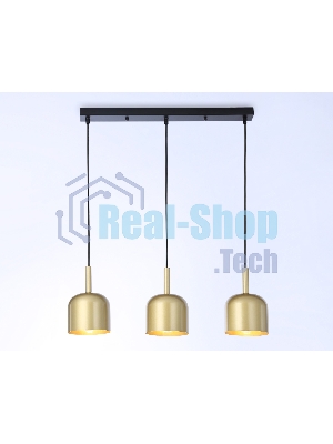 Светильник Ambrella light TR97118/3 GD/BK золото/черный E27*3 max 40W D130*113*1200