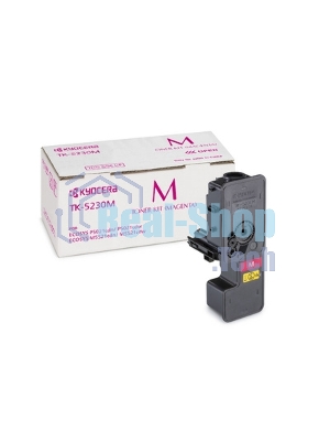 Картридж лазерный Kyocera TK-5230M (1T02R9BNL0) пурпурный для P5021cdn/cdw, P5026cdn/cdw, M5521cdn/cdw, M5526cdn/cdw 2200 стр.