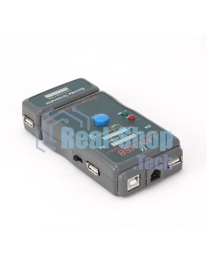 Тестер LAN Cablexpert NCT-2, 100/1000 Base-TX, для UTP, STP, RJ-11, USB-кабеля
