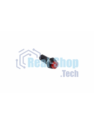 Выключатель-кнопка Rexant 250V 1А (2с) (ON)-OFF Б/Фикс красный