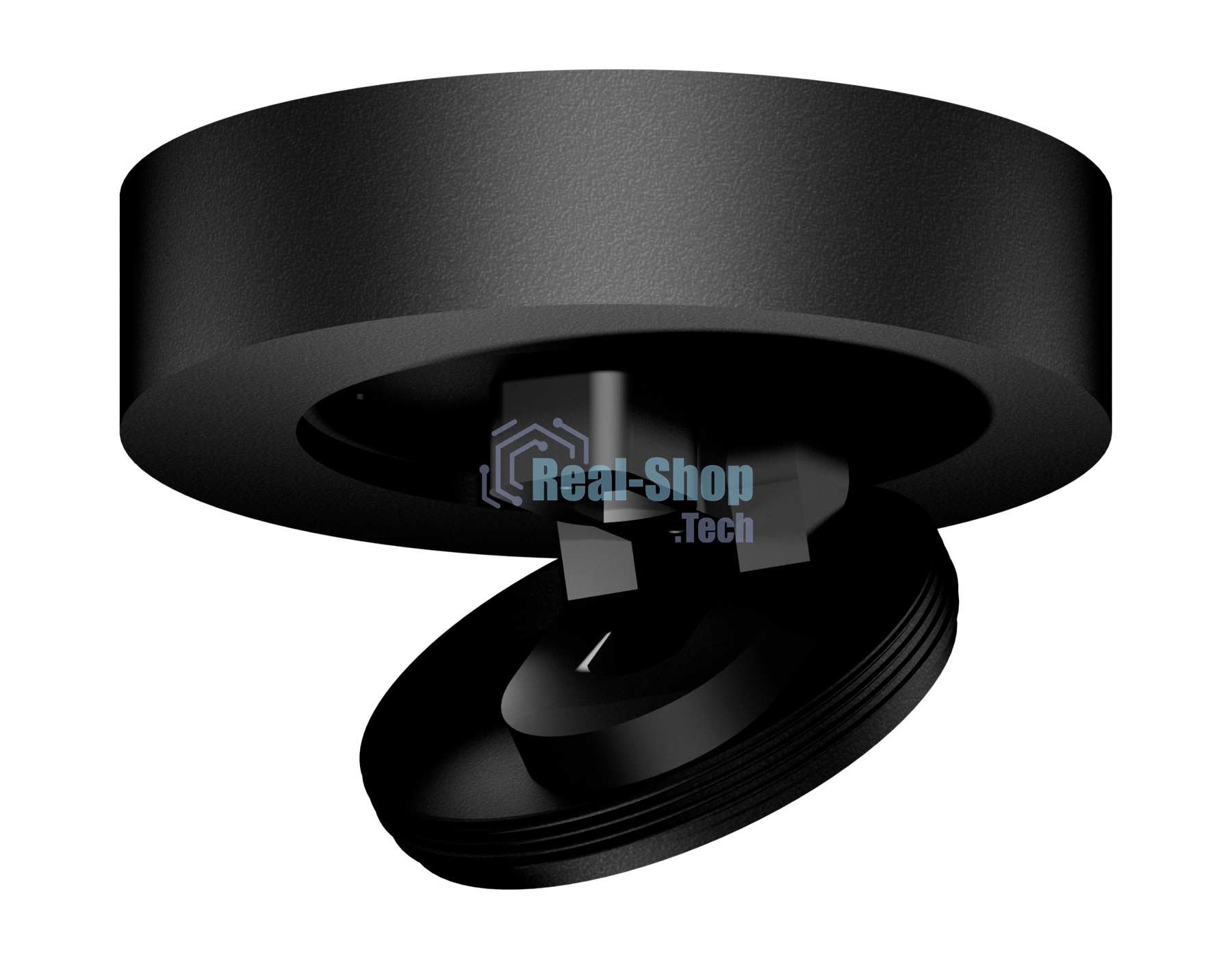 Крепеж для корпуса A2229 SBK черный песок D85*H40mm (для корпуса D60mm)