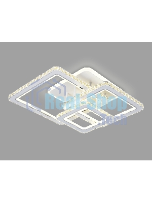 Управляемый светодиодный светильник Ambrella light FA1732/3 WH/CH белый/хром 145W 3000K/4200K/6400K 670*510*150 (ПДУ РАДИО 2.4G)