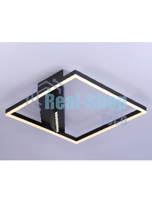 Светильник Ambrella light FL51464/1+1 BK черный 70W 3000K-6400K+4200K 500*500*110 (ПДУ РАДИО 2.4G)