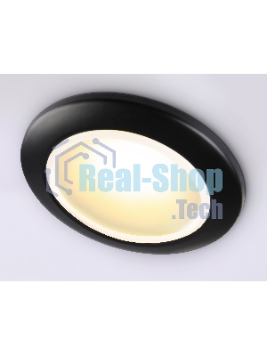 Светильник Ambrella light TN111 BK черный IP44 GU5.3 D93*33
