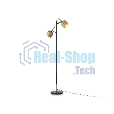 Светильник Ambrella light TR97125/2 GD/BK золото/черный E27*2 max 40W D130*223*1460