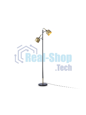 Светильник Ambrella light TR97125/2 GD/BK золото/черный E27*2 max 40W D130*223*1460