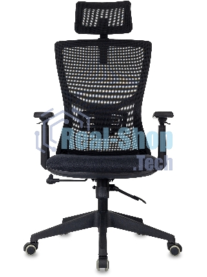Кресло руководителя Бюрократ MC-811-H черный Elastic-102 крестов. пластик