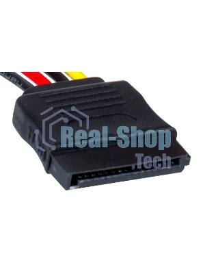 Кабель питания EX138936RUS SATA ExeGate EX-CC-SATA-PS (Molex 4pin/SATA15pin, 0,15м)