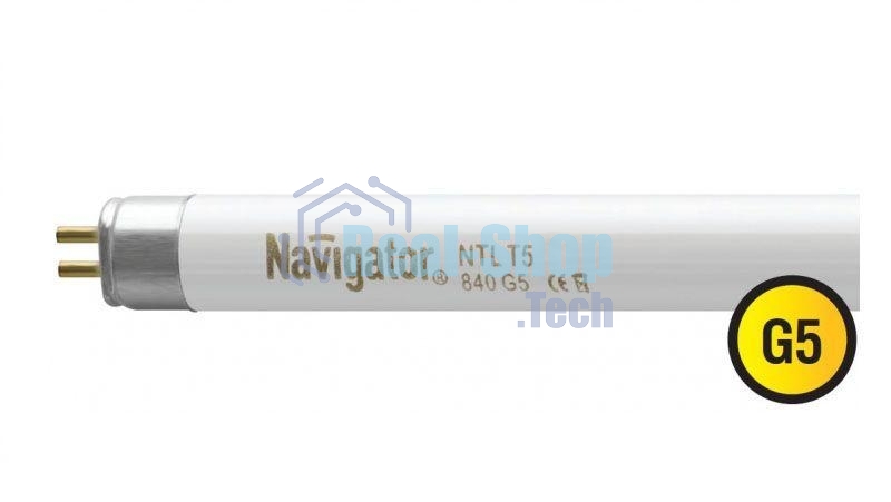 Лампа люминесцентная Navigator NTL-T5-21-840-G5 21Вт T5 4200К G5