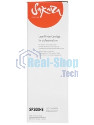 Картридж Sakura SP200HE для Ricoh SP 200N/SP 200S/SP 202SN/SP 203SF/SP 203SFN/SP 212, черный, 2 600 к.