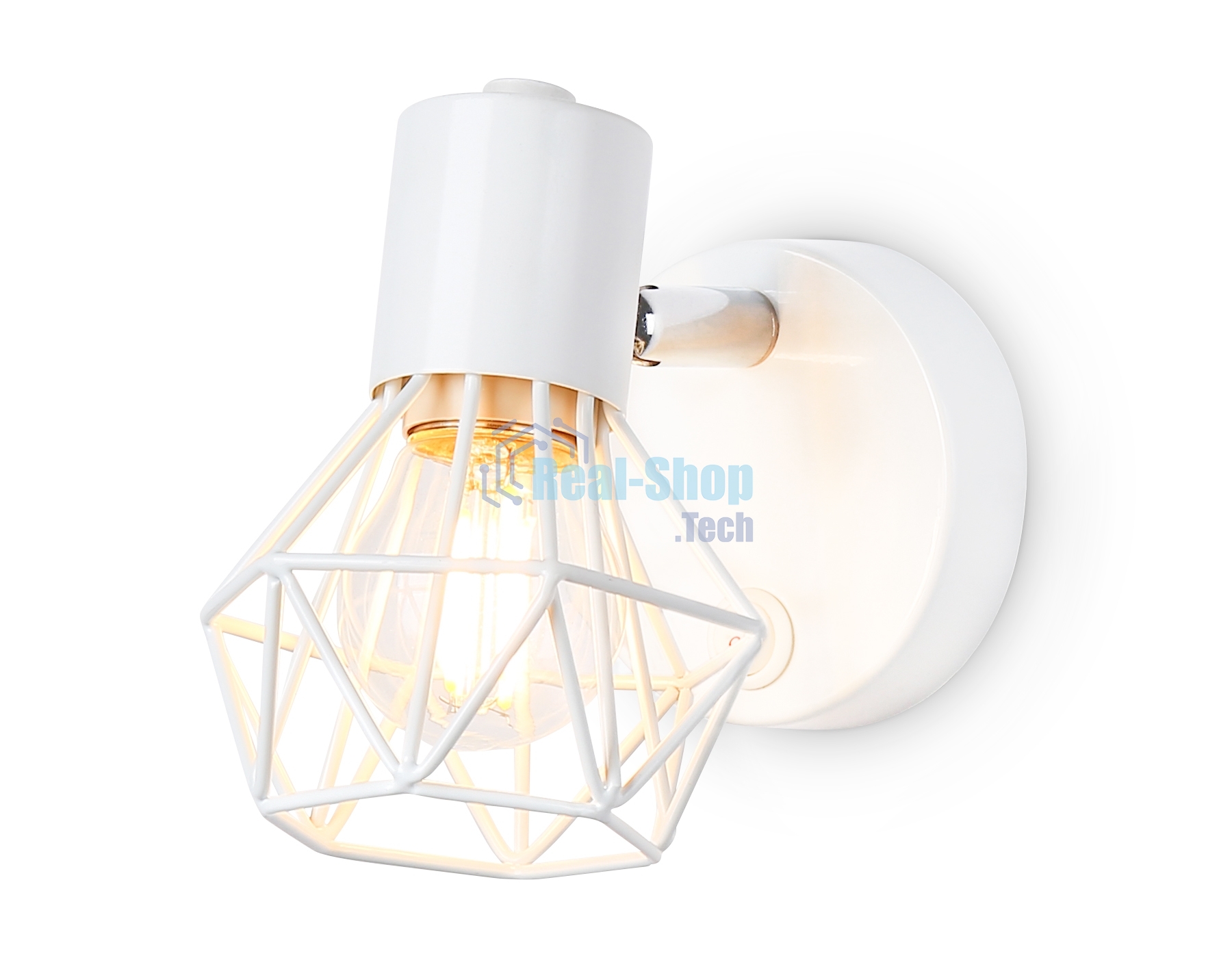 Светильник Ambrella light TR8626 WH/CH белый/хром E27 max 40W 115*91*150