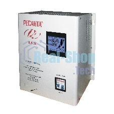 Стабилизатор напряжения Ресанта АСН-8 000 Н/1-Ц 63/6/17 Стабилизатор Lux 220В±8%, Габ. 305х190х360, Вес 15кг