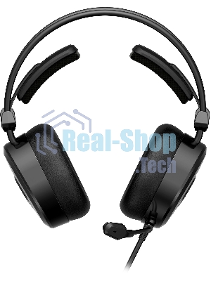 Гарнитура Bloody MC750 чёрный, проводная, USB, подсветка