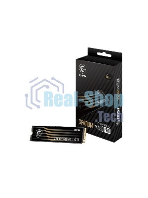 Накопитель SSD MSI SPATIUM M480 PRO, 2Tb, M.2 2280, PCIe 4.0 x4, NVMe, R/W 7400/7000