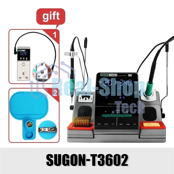 Паяльная станция с двумя ручками SUGON T3602