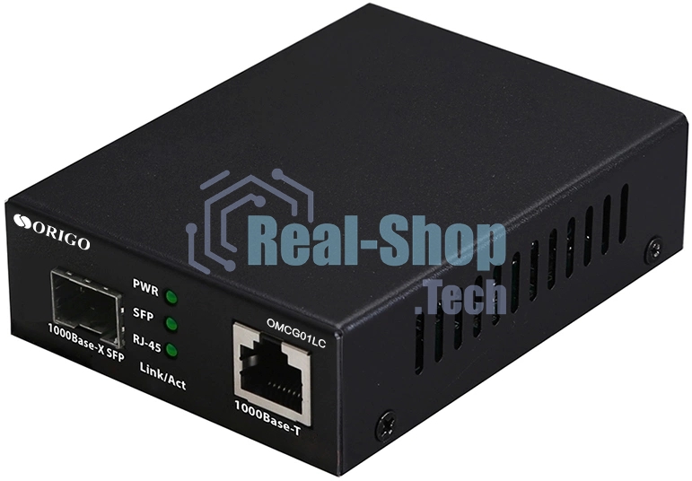 Автономный медиаконвертер ORIGO 1000Base-T/1000Base-X SFP