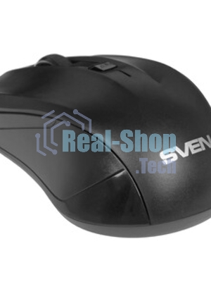 Мышь беспроводная SVEN RX-270W черный, 1600 dpi, радиоканал, USB, кнопки - 4