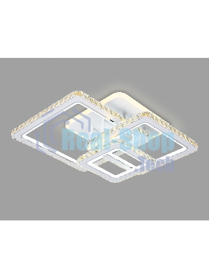 Управляемый светодиодный светильник Ambrella light FA1732/3 WH/CH белый/хром 145W 3000K/4200K/6400K 670*510*150 (ПДУ РАДИО 2.4G)