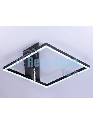 Светильник Ambrella light FL51464/1+1 BK черный 70W 3000K-6400K+4200K 500*500*110 (ПДУ РАДИО 2.4G)