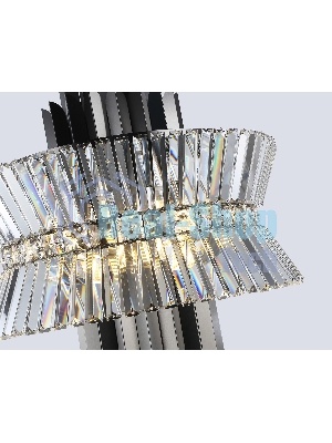 Люстра Ambrella light LH41020/12 BK/CL черный/прозрачный E14*12 max 40W D560*660