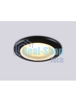 Светильник Ambrella light TN111 BK черный IP44 GU5.3 D93*33