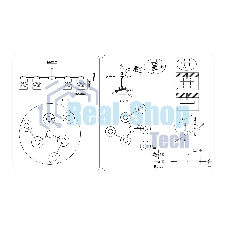 Светильник Ambrella light TR303325/6 BK/GD черный/золото E27/6 max 60W D680*270