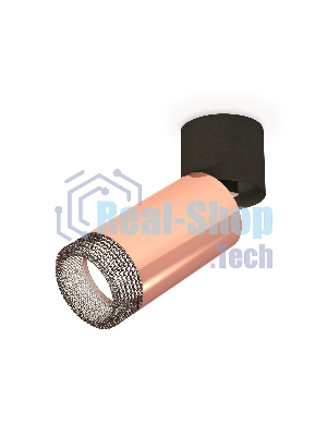 Светильник Ambrella Light XM6326041 PPG/BK/BK золото розовое полированное/черный/тонированный (A2221, C6326, N6151)