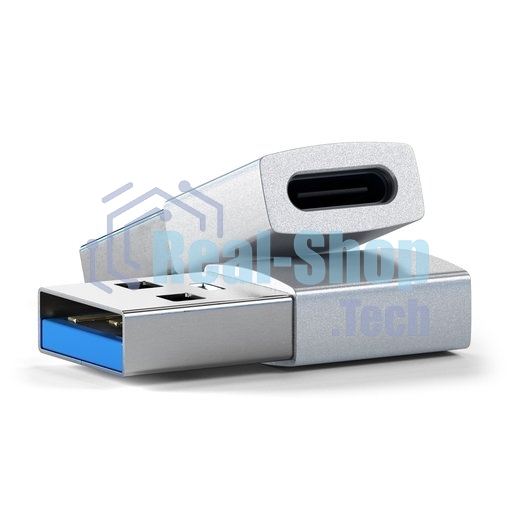 Адаптер Satechi USB Type-A to Type-C. Цвет серебристый.