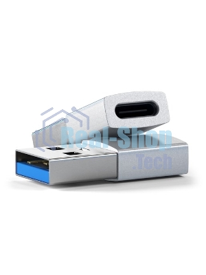 Адаптер Satechi USB Type-A to Type-C. Цвет серебристый.