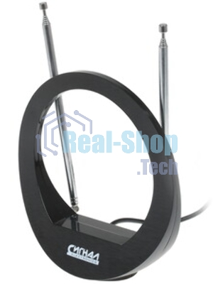 Антенна комнатная DVB-T и ДМВ+МВ активная Сигнал SAI 615
