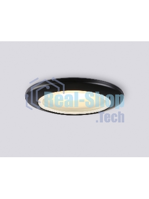 Светильник Ambrella light TN111 BK черный IP44 GU5.3 D93*33