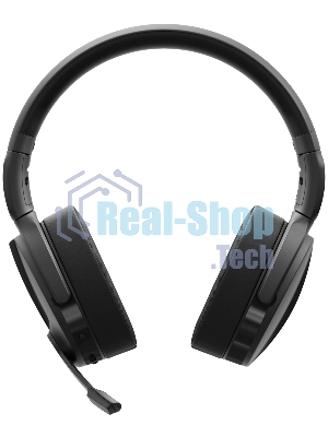 Беспроводные/проводные наушники EPOS Adapt 560 черный, накладные, Bluetooth + USB, активное шумоподавление