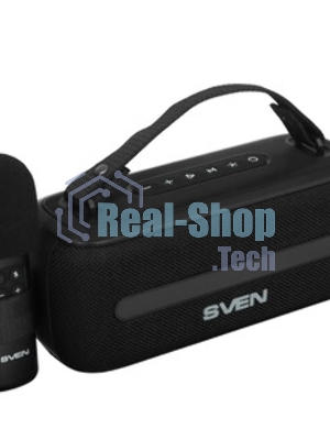 Колонка портативная SVEN PS-255 черный 12W 1.0 BT 3600mAh