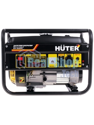 Электрогенератор бензиновый Huter DY3000L, 2.8 кВт, 67 дБ, 39 кг