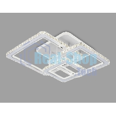 Управляемый светодиодный светильник Ambrella light FA1732/3 WH/CH белый/хром 145W 3000K/4200K/6400K 670*510*150 (ПДУ РАДИО 2.4G)