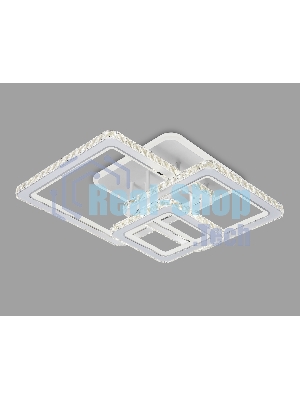 Управляемый светодиодный светильник Ambrella light FA1732/3 WH/CH белый/хром 145W 3000K/4200K/6400K 670*510*150 (ПДУ РАДИО 2.4G)