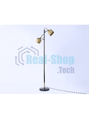Светильник Ambrella light TR97125/2 GD/BK золото/черный E27*2 max 40W D130*223*1460