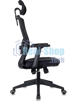 Кресло руководителя Бюрократ MC-811-H черный Elastic-102 крестов. пластик