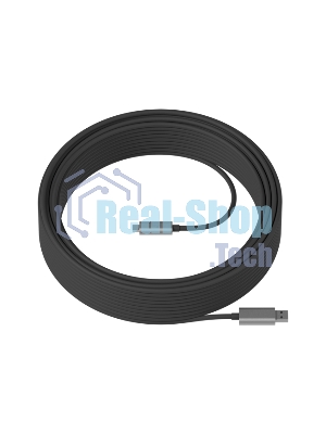 Кабель Accessory Logitech STRONG USB 3.1 CABLE 10 M, графитовый